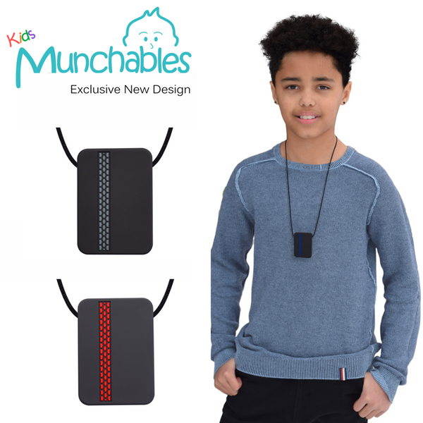 Munchables Chew Necklaces for Adults and Teens - Discreet Designs