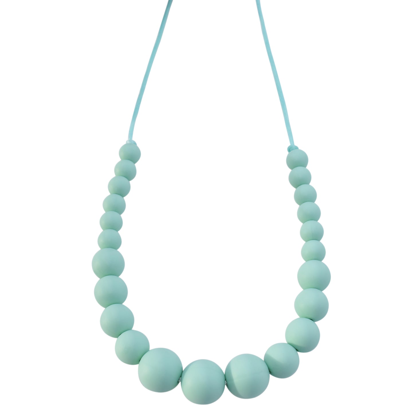 Clearance - Mint Sweet Pea Chew Necklace