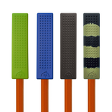 Chew Blockz Pencil Toppers (Set of 4 - Darks)