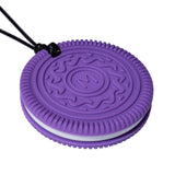 Purple Oreo Chew Necklace