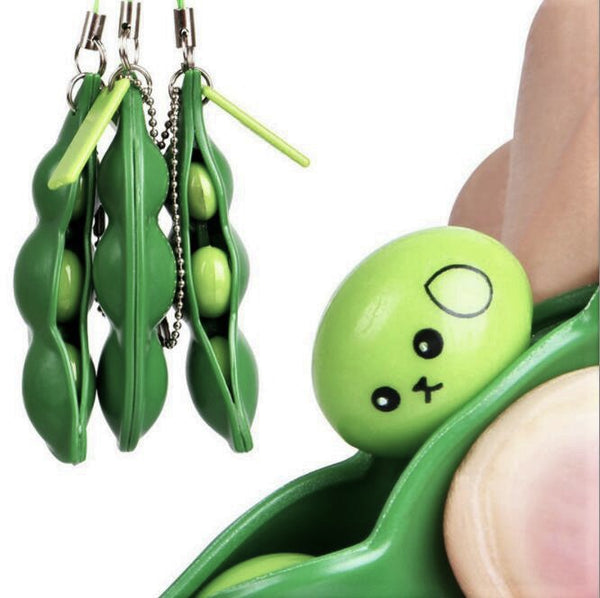 Clearance - Peapod Key-Chain Fidgets (Set of 3) - Slight Imperfections