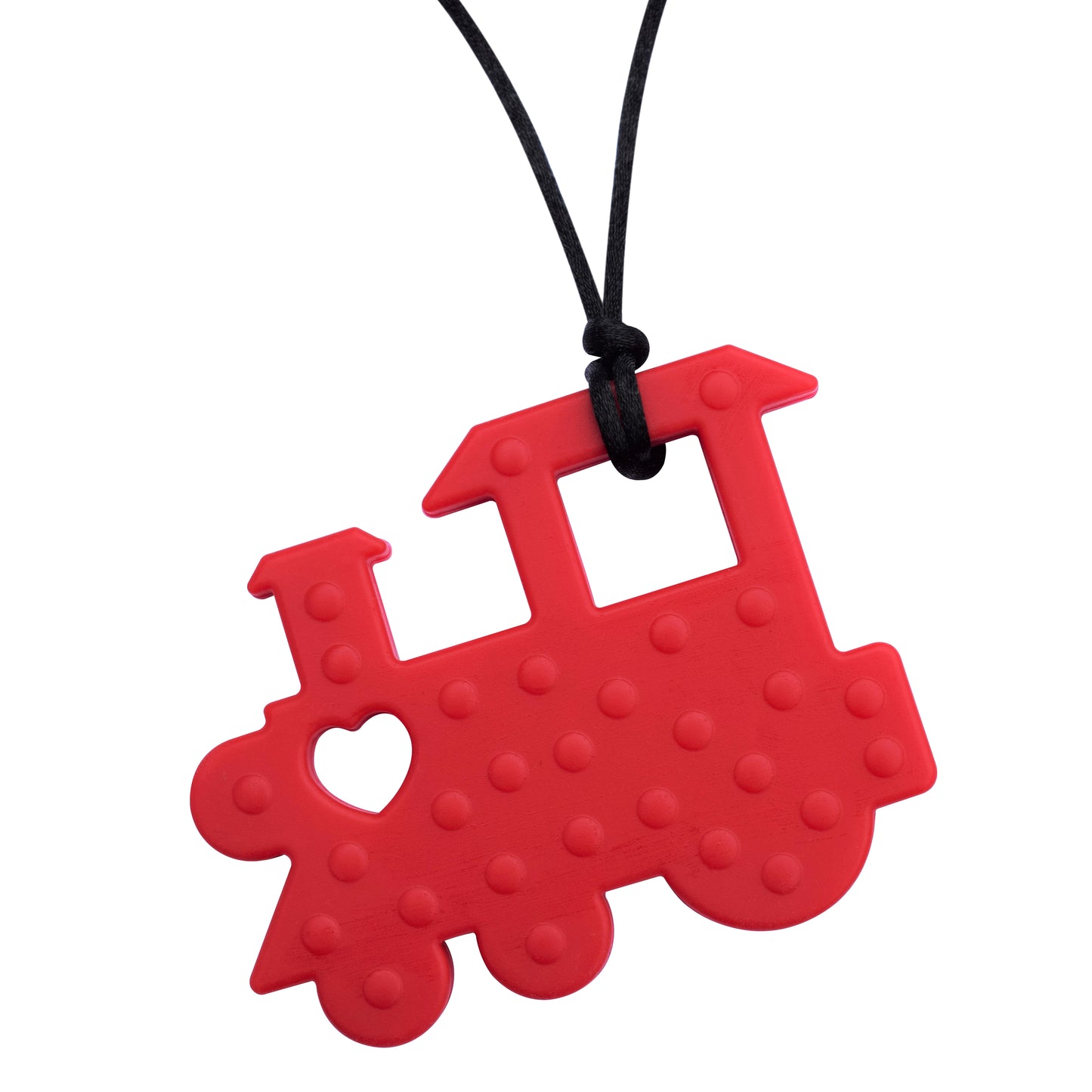 XL Train Chew Necklace – Medium Chew - Chewelry Pendant for Oral Seekers & Shirt Chewers