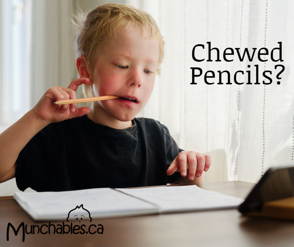 Chewed Pencils? Munchables Chewable Pencil Toppers can help.