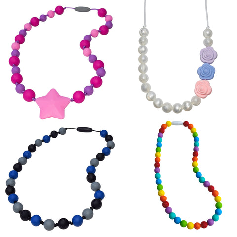 Munchables Beaded Sensory Chew Necklaces for Kids