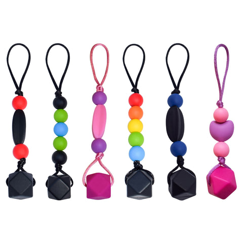 These colourful Munchables Chewable Zipper Pulls are ideal for children who prefer not to wear jewelry.