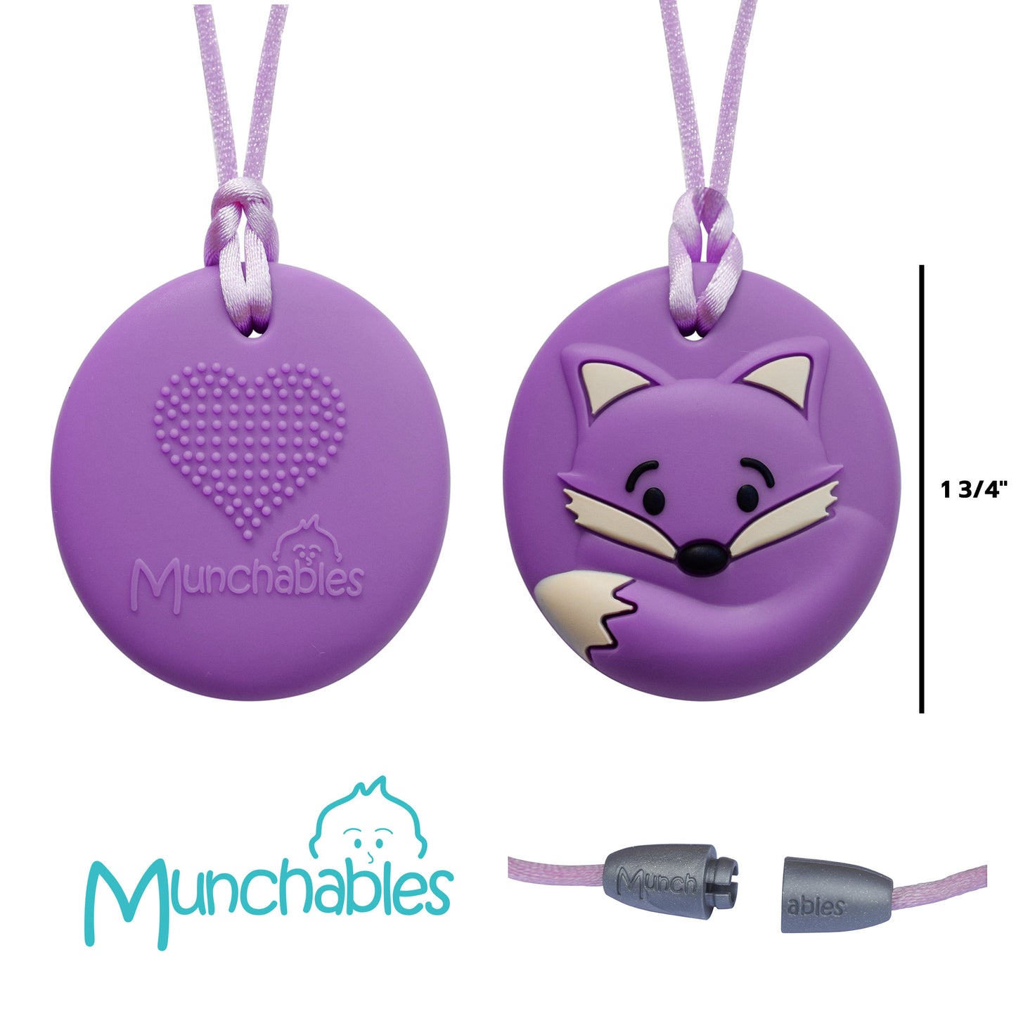 Clearance - Round Fox Pendant