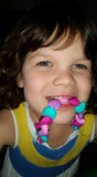 Munchables Sweetheart Sensory Chewelry worn by young girl in Vancouver, Canada