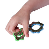Metal Fidget Toy in boys hand.