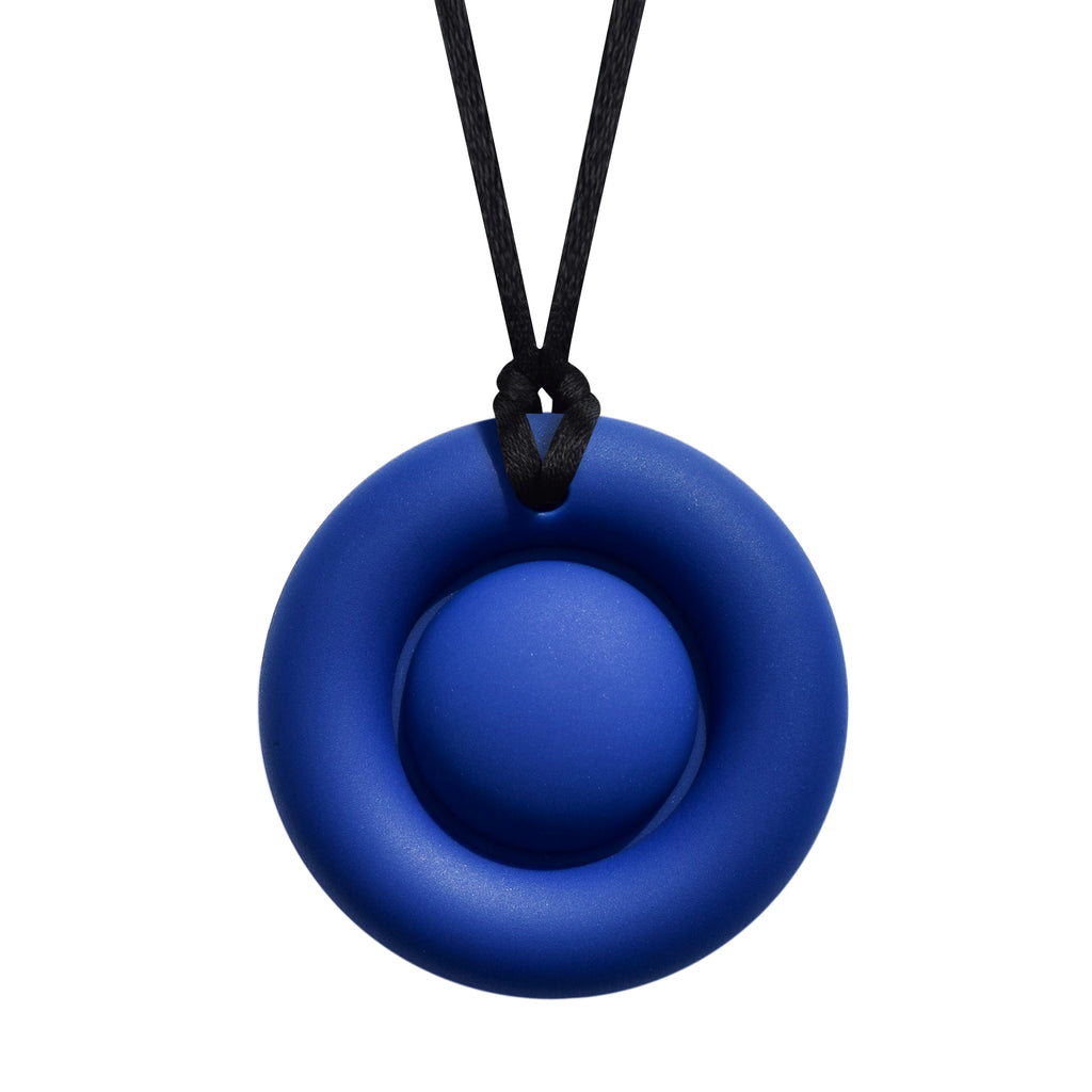 Munchables Bubble Popper Chew Necklace Navy