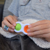 Bubble Pop it stimming tool in boys hands.