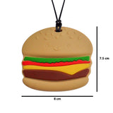 XL Cheeseburger Chew Necklace (Mild Chew)