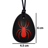 Munchables Spider Chew Necklace measures 6cm high by 4.5cm wide.
