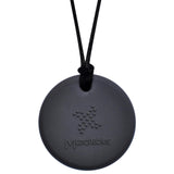 Munchables Ninja Star Chew Necklace features sensory tactile bumps on the reverse side in the shape of a ninja star for added sensory interest.