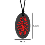 Munchables Scorpion chew necklace measures 5.6cm by 3.4cm
