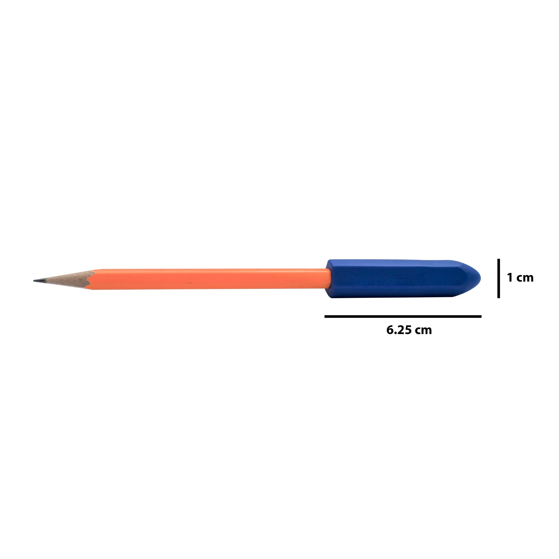 Munchables Crystal Chewy Pencil Topper measures 1cm wide by 6.25cm long.