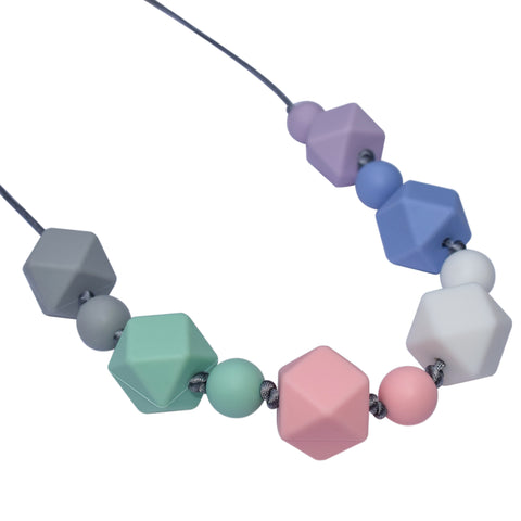Soft Geo Chew Necklace